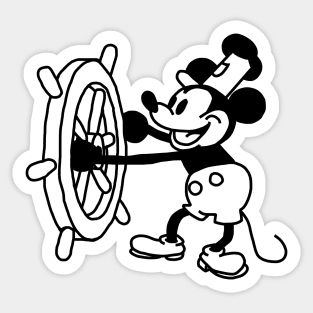 Steamboat Willie 1928 Sticker